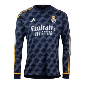 Real Madrid Koszulka Wyjazdowych 2023-24 Długi Rękaw